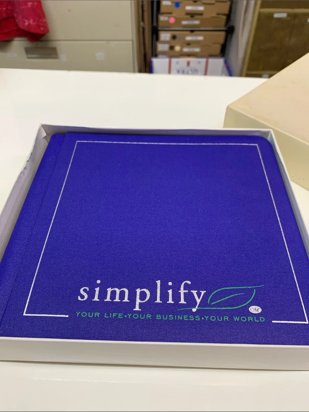 CREATIVE MEMORIES 7 x 7 Photo Album Royal Blue NEW in Box